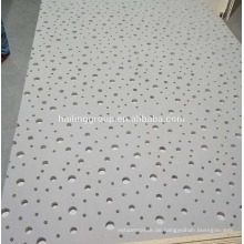 Acoustic Perforated gypsum board for ceiling tiles